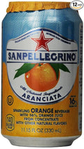 San Pellegrino - Aranciata (Orange) Soda (12)- 11.15 oz. Cans