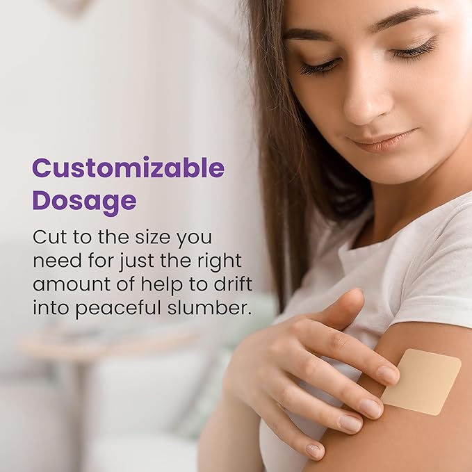 Melatonin Patches for Adults - 30 Beige Sleep Patches Skin Friendly Sleep Promoting Stickers with Natural Ingredients - Supports Better Sleep and Relaxation
