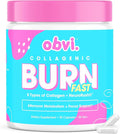 Obvi Multi Collagen Burn Fast | Hydrolyzed Collagen Peptides Types I II III V X | Keto &amp Gluten Free | 30 Servings