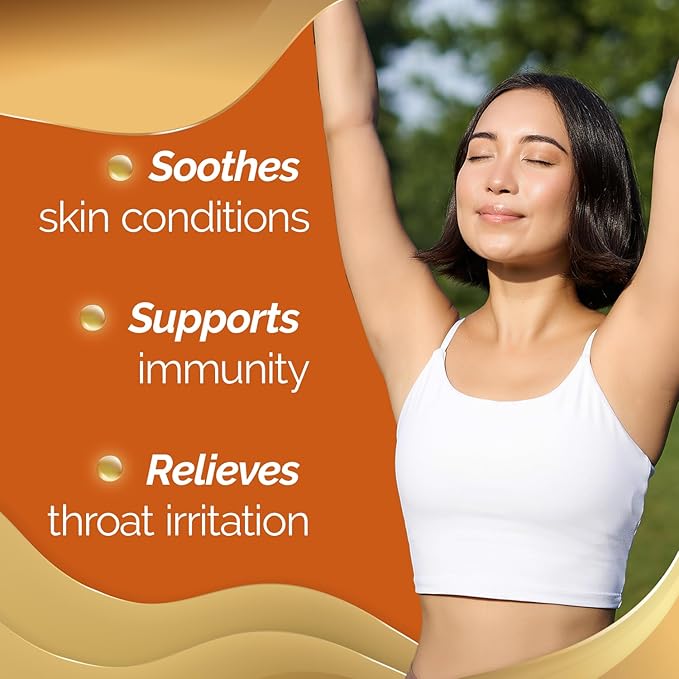 Immune Support with Bee Propolis &amp Vitamin E | Soothes Dry Areas Supports Topical Immune Defense Softens Chapped Skin Nourishes Face Promotes Oral Comfort | 2 Fl Oz | 2-Pack