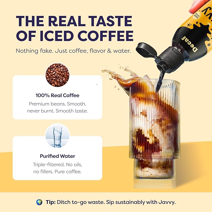 Coffee Concentrate - Cold Brew Coffee Perfect for Hot or Iced Instant Coffees Hot Drinks Cold Brew Concentrate 3 Pack - Original Decaf