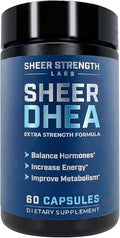 DHEA Supplement for Men DHEA 100mg - Pure DHEA Supplement for Men for Strength and Hormone Balance - DHEA for Women and Men - High Purity Enhanced Absorption 60 SV USA