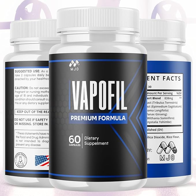 (2 Pack) Vapofil Capsules Official Vapofil Pills with All Natural Ingredients Advanced Vitamin Supplement Pills Supporting Health and Wellness Max Strength Formula Crafted in the USA (120 Capsules)