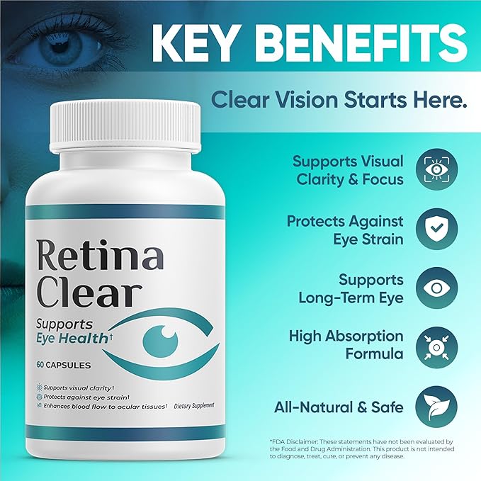 Vision Support Supplement – Eye Health Formula with Lutein Zeaxanthin Quercetin Vitamin A Zinc &amp Bilberry – Supports Visual Clarity Focus &amp Eye Fatigue Relief – 180 Capsules