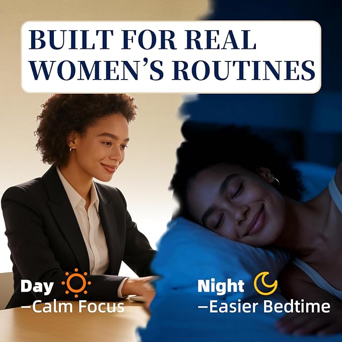 Cortisol Supplements for Women and Men with Magnesium AshwagandhaL-TheanineChamomile &amp PSHigh Cortisol Reducer Manager Detox Lower for MoodFocusSleepNon-DrowsyNo Melatonin
