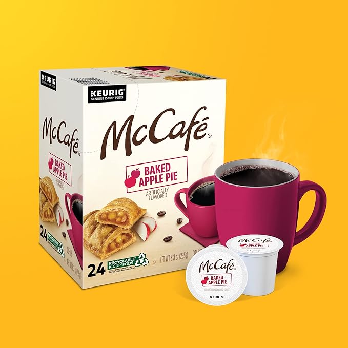 McCafe Baked Apple Pie Coffee Keurig Single Serve K-Cup Pods 96 Count