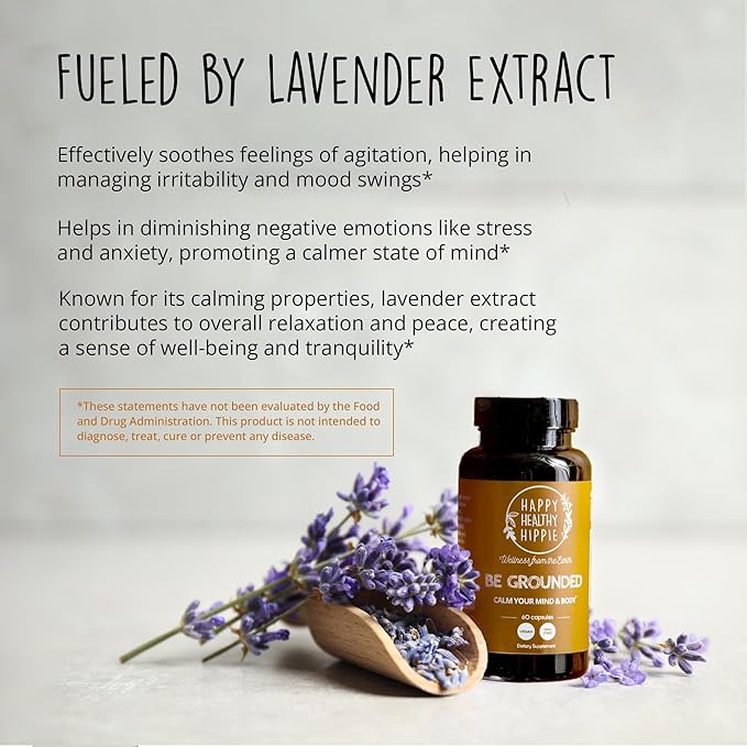 Happy Healthy Hippie Be Grounded Stress Relief &amp Vegan Collagen Builder