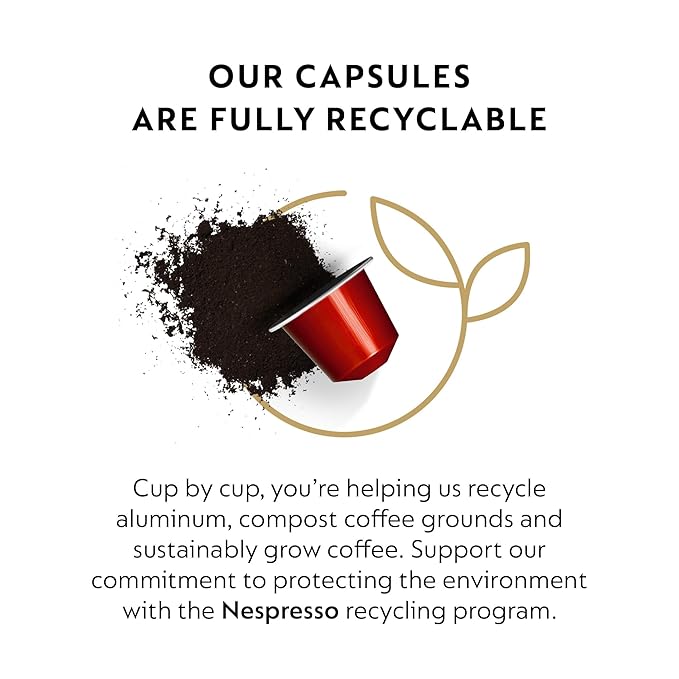 Nespresso Capsules Original Line Ispirazione Napoli Dark Roast Coffee Pods 50-Count Espresso Coffee Pods