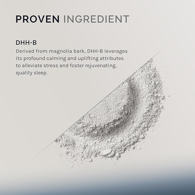 InfiniWell DHH-B Mood Support Supplement - 20x More Potent Than Standard Magnolia Bark Extract - Promote Relaxation Calm Cognitive Clarity &amp a Healthy REM Sleep Cycle (30 Capsules)