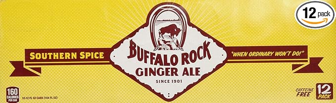 Buffalo Rock Ginger Ale (12 Count 12 Fl Oz Each)