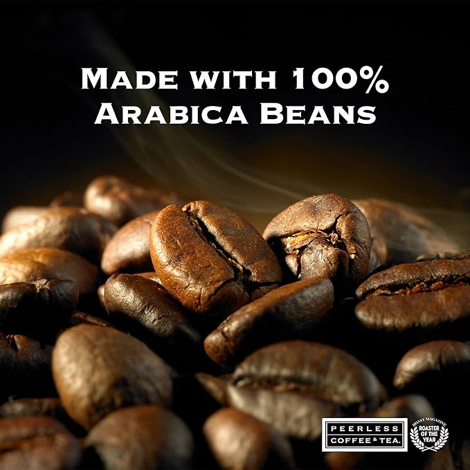 Peerless Organic Dark Roast Whole Bean Coffee (2 lb.) — Direct Trade Organic French Roast Made from 100% Arabica Beans from Peru
