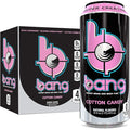 Bang Cotton Candy Energy Drink 0 Calories Sugar Free with Super Creatine 16oz 4 Count