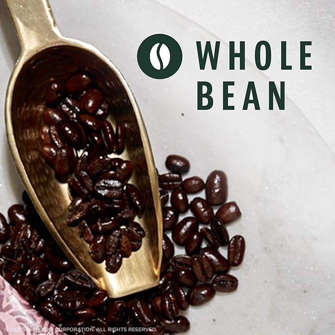 Starbucks Whole Bean CoffeeDark Roast CoffeeCaffè Verona100% Arabica1 bag (18 oz)(Pack of 2)