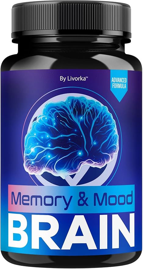 Memory Mood and Brain Capsules - Official Daily Support Brain Health Supplement Pills Advanced Formula Memory &amp Mood Brain &amp Memory Focus Reviews 60 Capsules for 1 Month