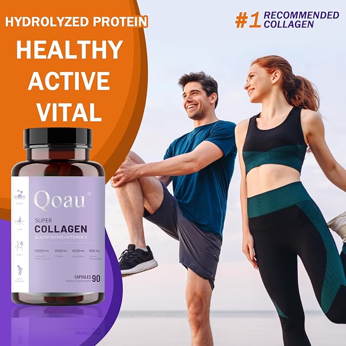 11-in-1 Multi-Collagen Peptides | Joint Support Muscle Recovery &amp Stress Relief | Hydrolyzed Collagen Capsules for Active Men &amp Women Non-GMO &amp Gluten-Free