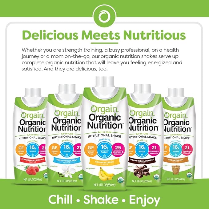 Orgain Hydrolyzed Collagen Powder Organic Nutritional Protein Shake (Packaging May Vary)