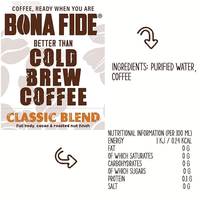 Better Than Cold Brew Coffee - Classic Blend 3L (101 Fl Oz) Bag in Box with Tap | Medium Roast Full-Bodied Flavor | Eco-Friendly Packaging