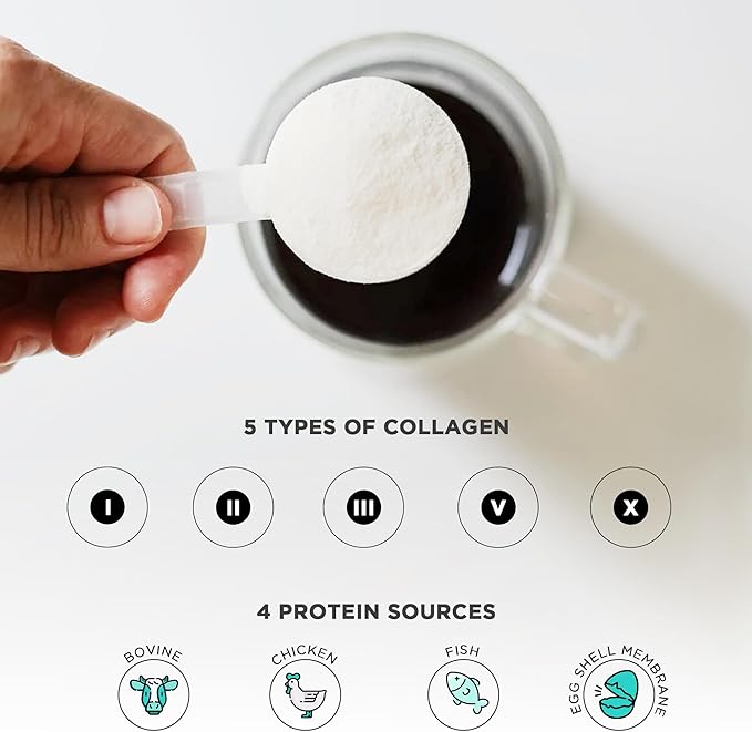 Vital Vitamins Multi Collagen Peptides Powder + Chlorophyll Complex Capsules