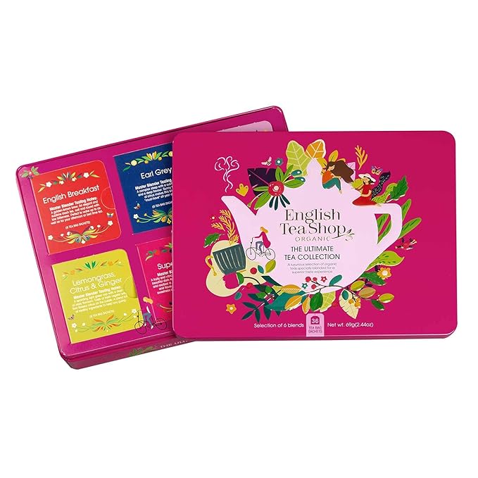 English Tea Shop - Ultimate Tea Collection- Gift Tin - 36 Tea Bag Sachets 69g