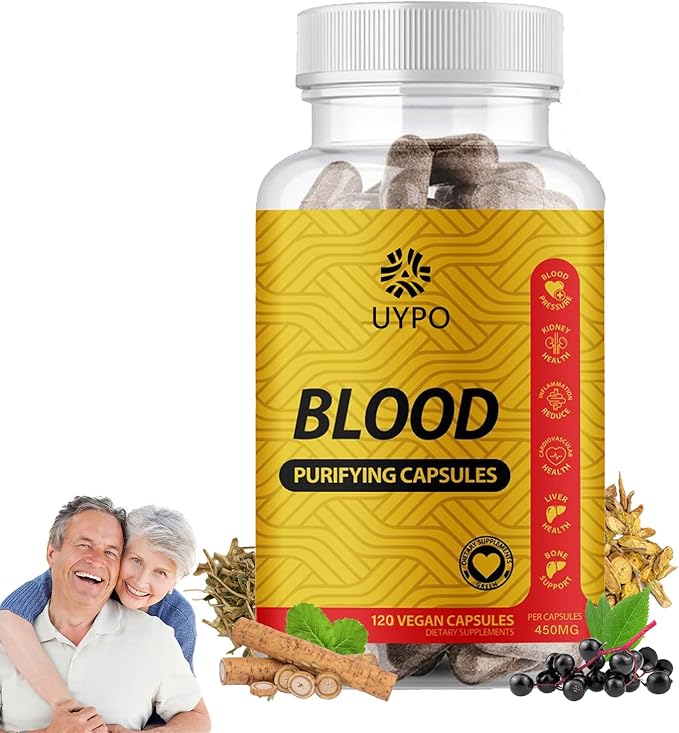 Blood Purifying Capsules Gluten Free GMO-Free Vegan 450 mg (1PC)