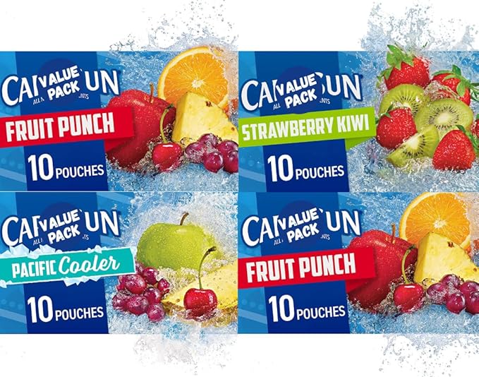 Kids Juice Box Variety Pack – 100% Juice Blend All Natural 6 fl oz – Perfect for Lunch Snacks Parties (38)