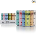 Spade Soda Deluxe Variety 12 Pack Premium All-Natural No Sugar No Calories Electrolytes Magnesium Potassium Healthy Non GMO Sweet Quality Stevia No Artificial Sweeteners Great Taste Bold Ta