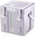 RTIC Halftime Water Cooler Portable Carrier Container Drink Beverage Dispenser Stackable with 2 Taps Bottleless BPA-Free for Sports Camping BBQ Parties Picnic &amp More Dusty Lilac