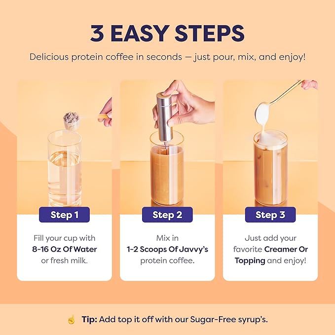 Iced Cinnamon Roll Protein Iced Coffee - Premium Whey Protein &amp Instant Iced Coffees - 100% Natural Cold Brew - Zero Artificial Flavors &amp Sweeteners 80 mg Caffeine No Added Sugar 20 Serving