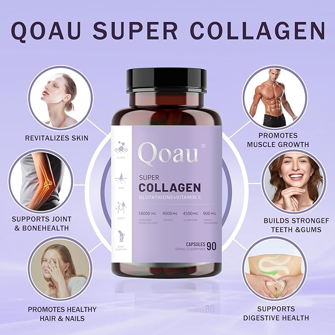 11-in-1 Multi-Collagen Peptides | Joint Support Muscle Recovery &amp Stress Relief | Hydrolyzed Collagen Capsules for Active Men &amp Women Non-GMO &amp Gluten-Free