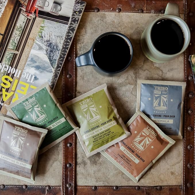 Tribo Coffee Single-Serve Portable Pour Over Drip Coffee | Ultimate Variety Bundle | 20 Servings