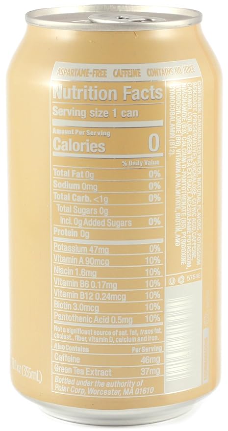 KauffmanTreats Frannie Sparkling Beverage- Zero Calories &amp Sugar Aspertame Free: 8-Ct 12 Oz. Cans (Very Vanilla Creme)