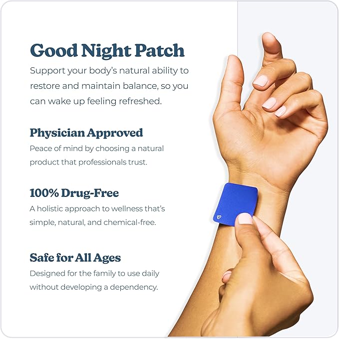 Vibrants Good Night Patch Bio-Frequency Patches for Sleep | Sample Pack - 7 Sleep Patches
