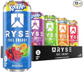RYSE Fuel Energy Drink - Variety Pack - Sugar Free Gluten Free &amp Vegan - 200mg Natural Caffeine Taurine &amp Choline for Focus &amp Energy - No Artificial Colors - 16 fl oz Cans (12-Pack)