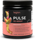 LEGION Pulse Pre Workout Supplement - All Natural Nitric Oxide Preworkout Drink to Boost Energy Creatine Free Naturally Sweetened Beta Alanine Citrulline Alpha GPC (Sour Mango)