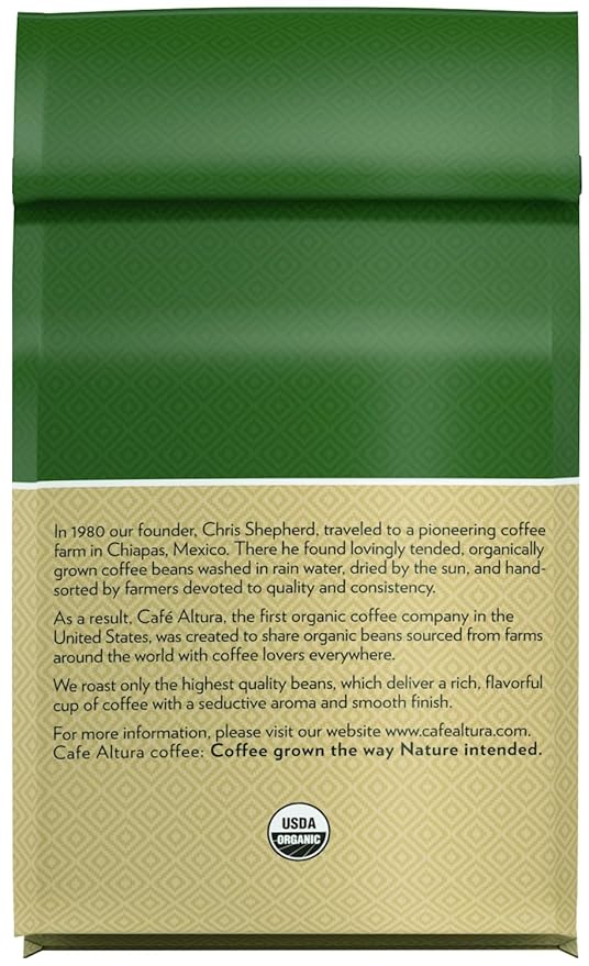 Cafe Altura Whole Bean Organic Coffee Viennese Blend 20 oz Bag (Pack Of 2)