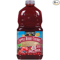 Langers 100% Juice with Vitamin C Apple Berry Cherry 64 Fl Oz (Pack of 8)