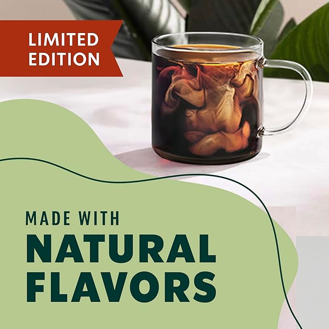 Starbucks K-Cup Coffee Pods Flavored Hot or Iced Coffee Brown Sugar Cinnamon 60 Keurig Pods