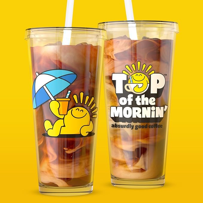 Top of the Mornin' Cold Brew Coffee by JackSepticEye Ethically Sourced Specialty Grade Coffee Individual Cold Brew Packets (1 Count Happy Horizon)