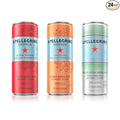 S.Pellegrino Essenza Variety Pack - Blood Orange Wild Strawberry Original (unflavored)11.15 Fl. Oz (Pack of 24)