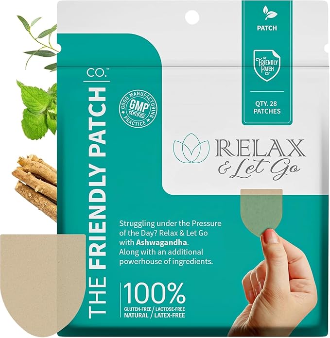 The Friendly Patch Relax &amp Let Go -8+Relax &amp let go-28 Patches