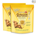 Prince of Peace Instant Ginger Honey Crystals Original 60 Sachets - pack of 2 – Instant Hot or Cold Beverage that Soothes Throat – Easy to Brew – Drink Like a Tea – Gluten Free – Real Ginger