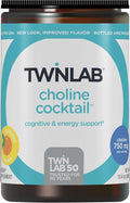 Twinlab Choline Cocktail - Brain Health Support - Energy Supplement for Men &amp Women - 13.33 oz