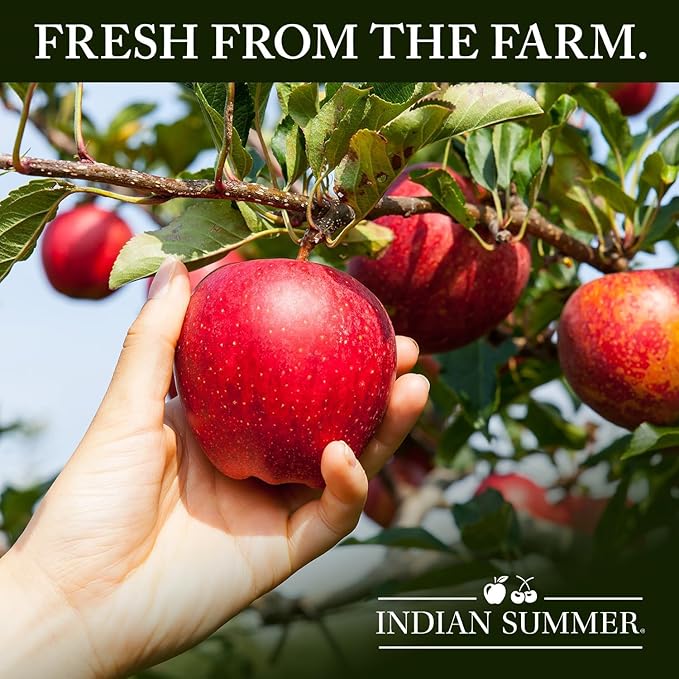 Indian Summer Premium Tart Cherry Juice Made with Montmerency Cherries 2 Simple Ingredients Handpicked Fruit since 1973 (32oz Pack of 6)