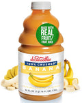 Dr. Smoothie 100% Crushed Banana – No Added Sugar Made with Real Fruits/Fruit Juice – Vegan No Artificial Colors or Flavors – Rich &amp Creamy Sweetness of Perfectly Ripe Bananas – 46 oz Bottle