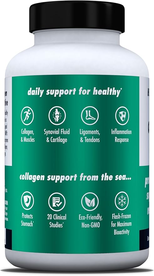 HEALTH DIRECT - BeActive Collagen Shield - 60 Capsules - Advanced Green-Lipped Mussel Supplement for Collagen Protection - Supports Skin Joints and Muscles