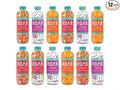 Roar Sparkling Water Variety Pack – 12 Pack 532ml Bottles – Dragon Fruit Punch Strawberry Lemonade &amp Mango Clementine – Zero Sugar Naturally Flavored Refreshing Carbonated Beverage