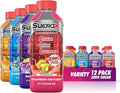 SueroX Zero Sugar Electrolyte Drink for Hydration and Recovery Unique Blend of Electrolytes &amp 8 Ions Zero Calorie Sports Drink 21.3 Fl Oz Variety Pack 12 Count