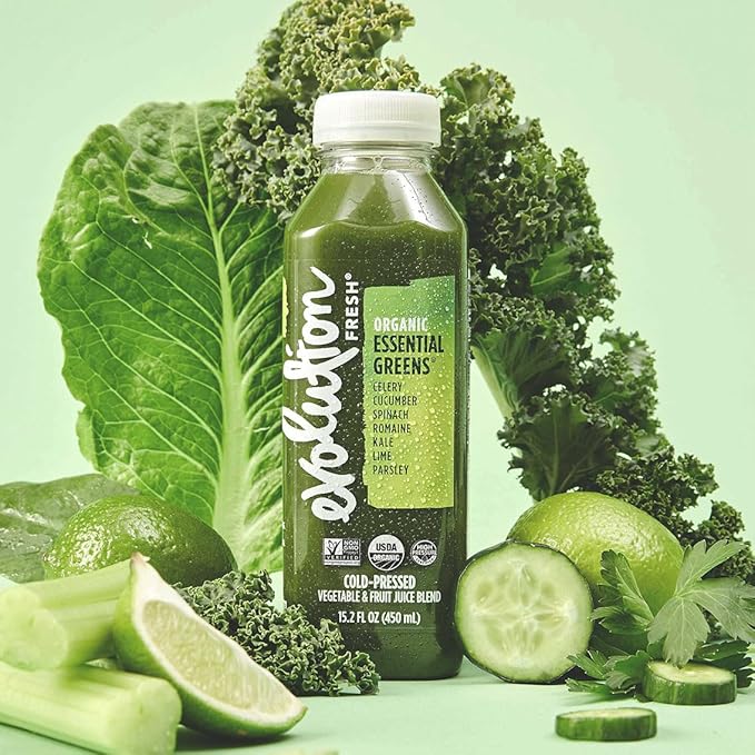 Evolution Fresh Essential Greens with Lime Juice Blend 15.2 Fluid Ounce - 6 per case.