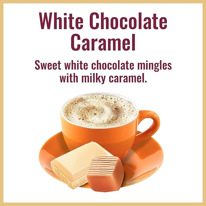 Hills Bros White Chocolate Caramel 16 oz. (Pack of 6)