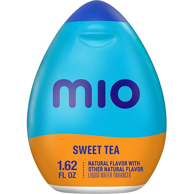 MiO Liquid Water Enhancer - makes 24 servings + Vitamins 1.62 oz each (Sweet Tea Pack of 2)